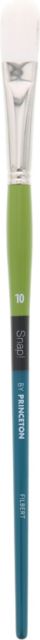 SNAP WHITE TAKLON FILBERT 10 LONG HANDLE