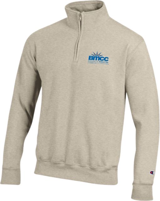Borough of Manhattan Community College 1/4 Zip Powerblend Jacket