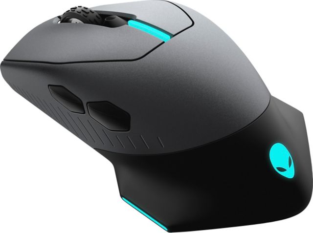 Dell Alienware AW610M Wired/Wireless Gaming Mouse, Gray - ONLINE ONLY