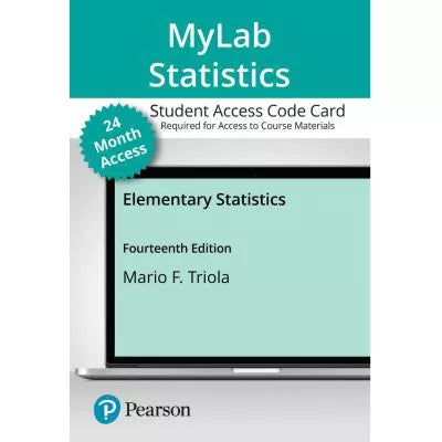 MyLab Statistics with Pearson eText Access Code for Elementary Statistics