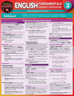 English Fundamentals 2 - Sentence Construction (update & expansion)